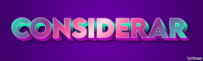 Considerar Text Effect