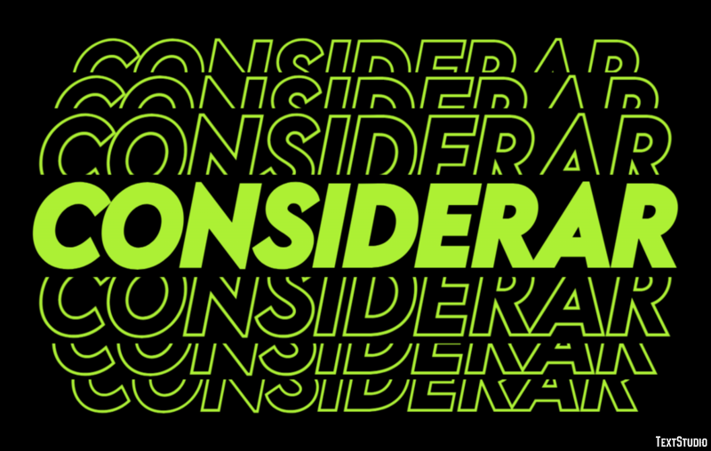 Considerar Text Effect