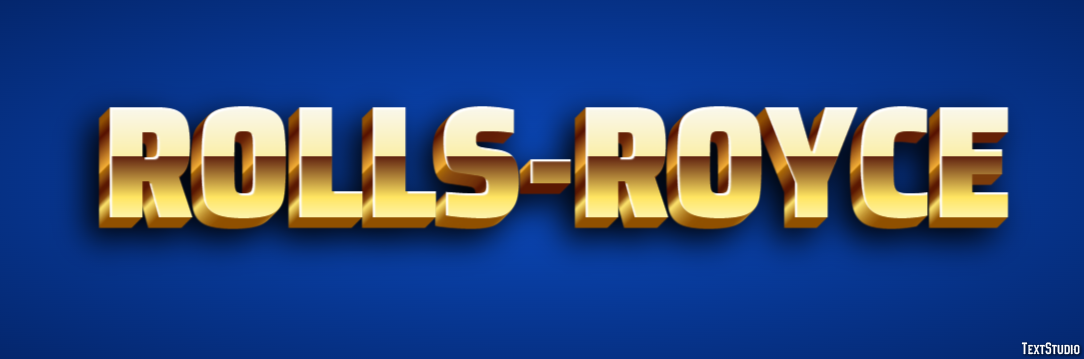 Rolls-Royce Effetto testo