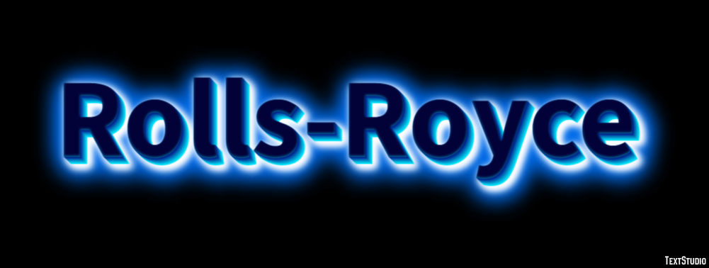 Rolls-Royce テキスト効果