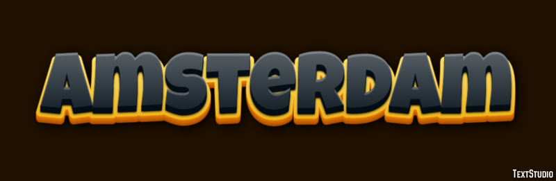 Amsterdam Text effect