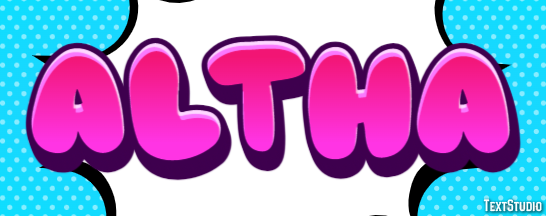 Altha Text Effect