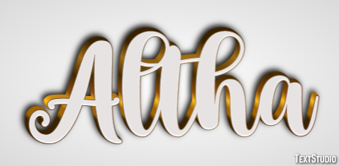Altha Text effect