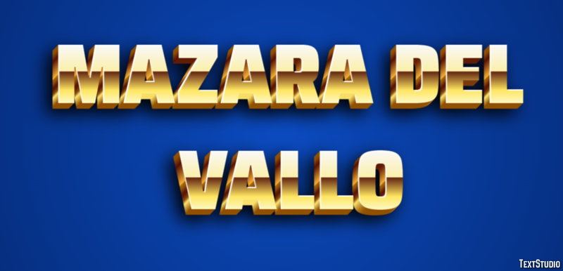 Mazara del Vallo Efekt tekstowy