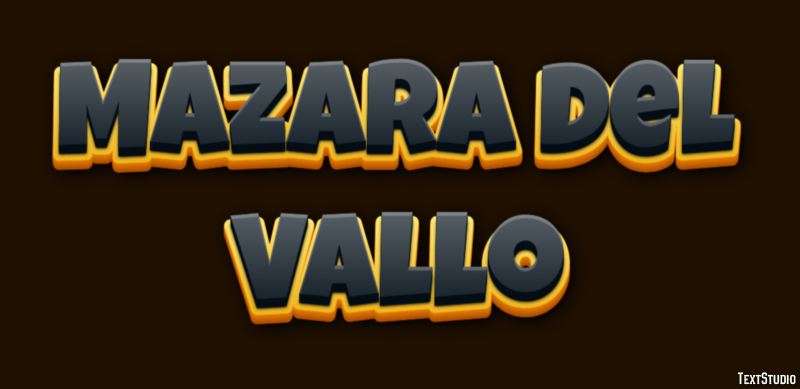 Mazara del Vallo Efekt tekstowy