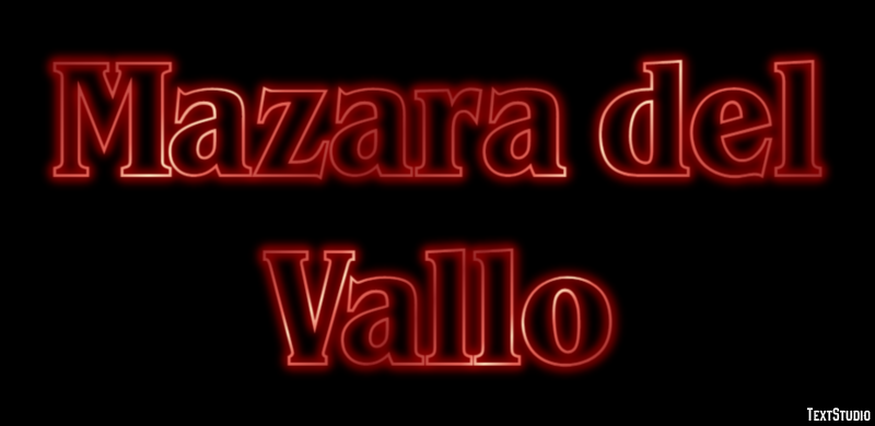 Mazara del Vallo Efekt tekstowy