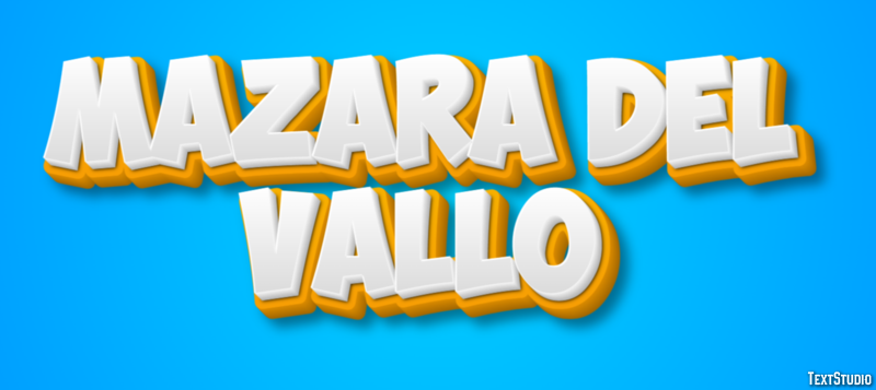Mazara del Vallo Efekt tekstowy