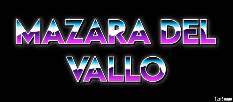 Mazara del Vallo Efeito de texto