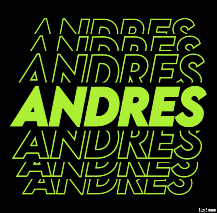 Andres Text Effect