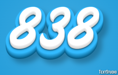 838 Text Effect