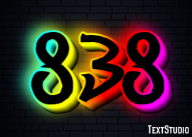 838 Text Effect