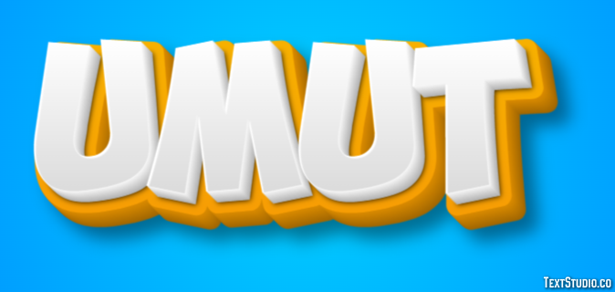 Umut Tekst Effect