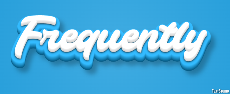 Frequently Text effect