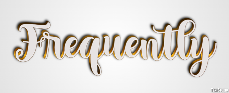 Frequently Text effect