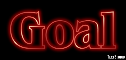 Goal Text Effect