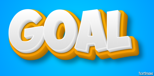 Goal Efekt tekstowy