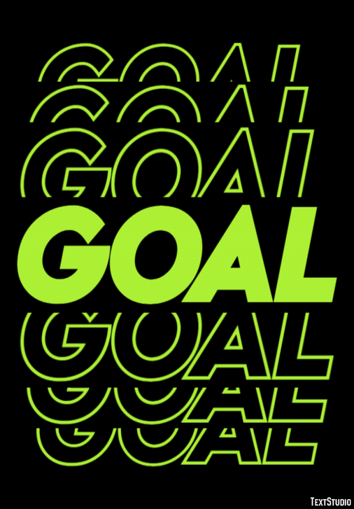 Goal Text Effect