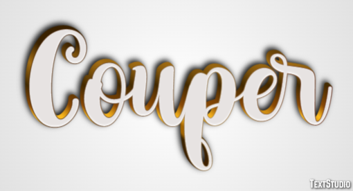 Couper Efekt tekstowy