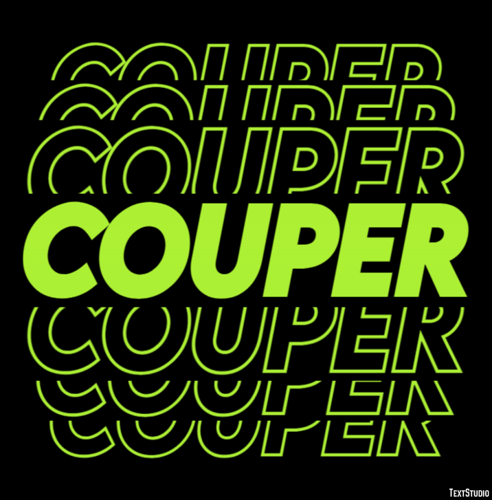 Couper Efekt tekstowy