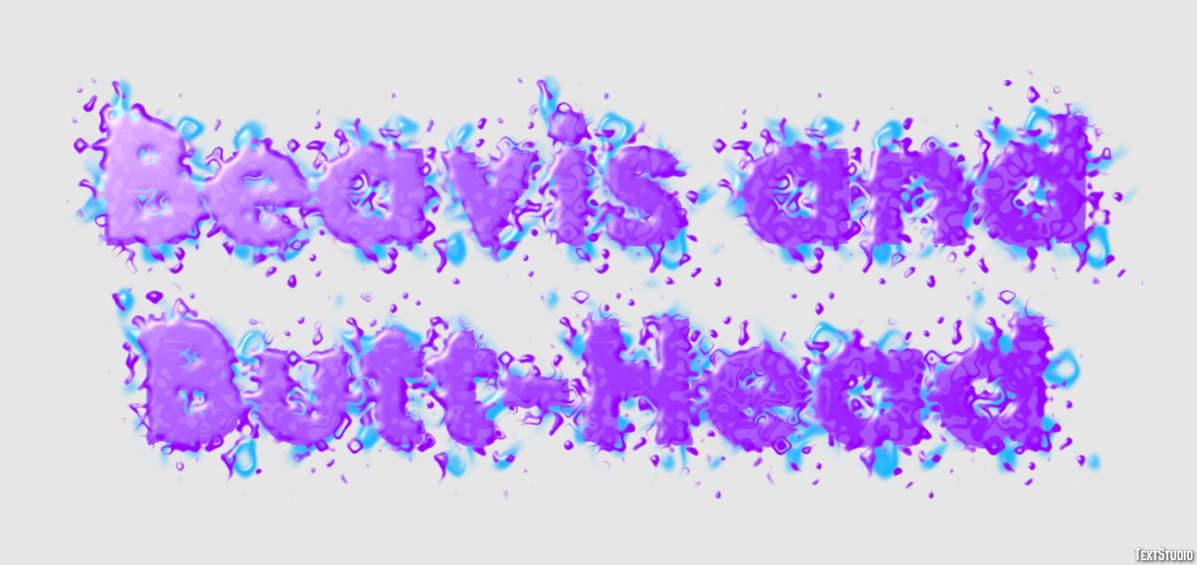 Beavis and Butt-Head Effet de Texte