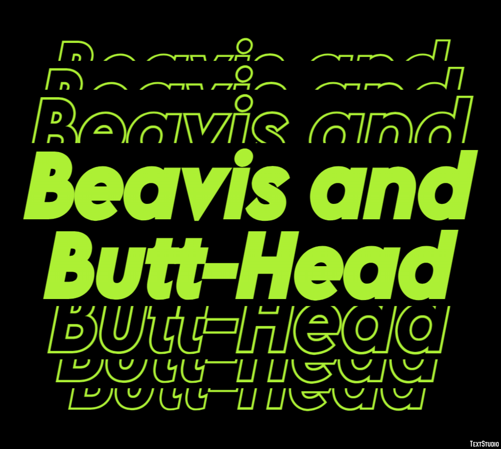 Beavis and Butt-Head Effet de Texte