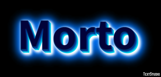 Morto Text effect