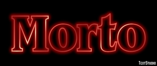 Morto Text effect