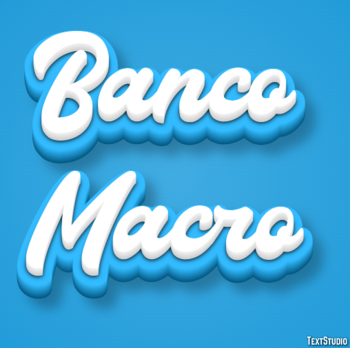 Banco Macro Tekst Effect