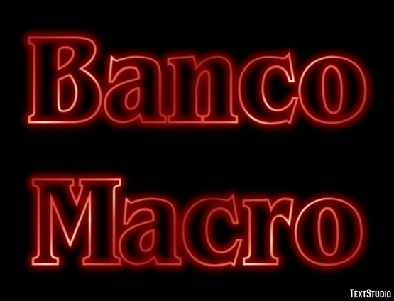 Banco Macro Tekst Effect