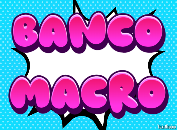 Banco Macro Text effect