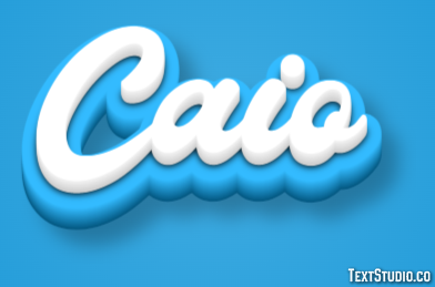 Caio Efeito de texto