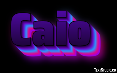 Caio Efeito de texto