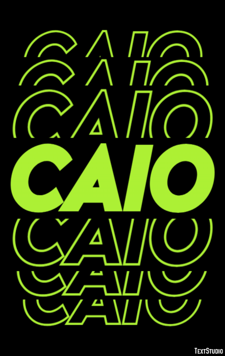 Caio Efeito de texto