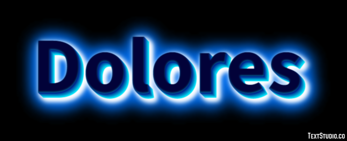 Dolores Efecto de Texto
