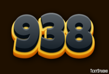 938 Tekst Effect