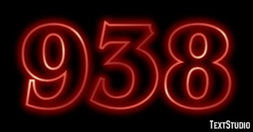 938 Tekst Effect