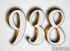 938 Tekst Effect