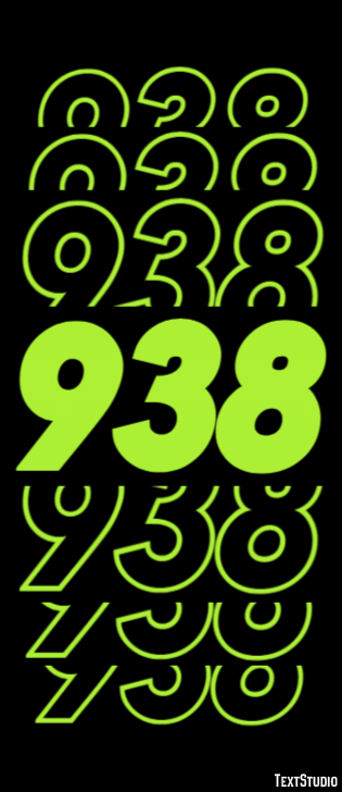 938 Tekst Effect