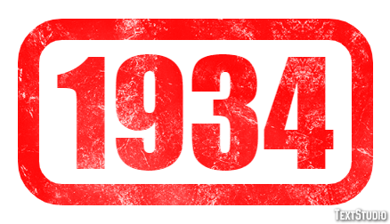 1934 Metin efekti