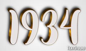 1934 Metin efekti