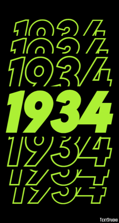 1934 Texteffekt