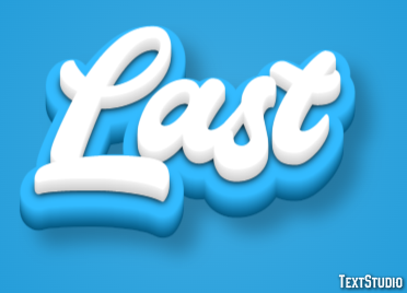 Last Text Effect