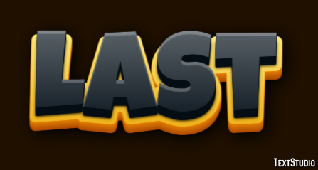 Last Text Effect