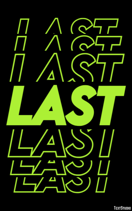 Last Text Effect