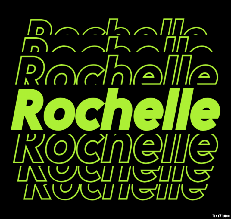 Rochelle Text Effect