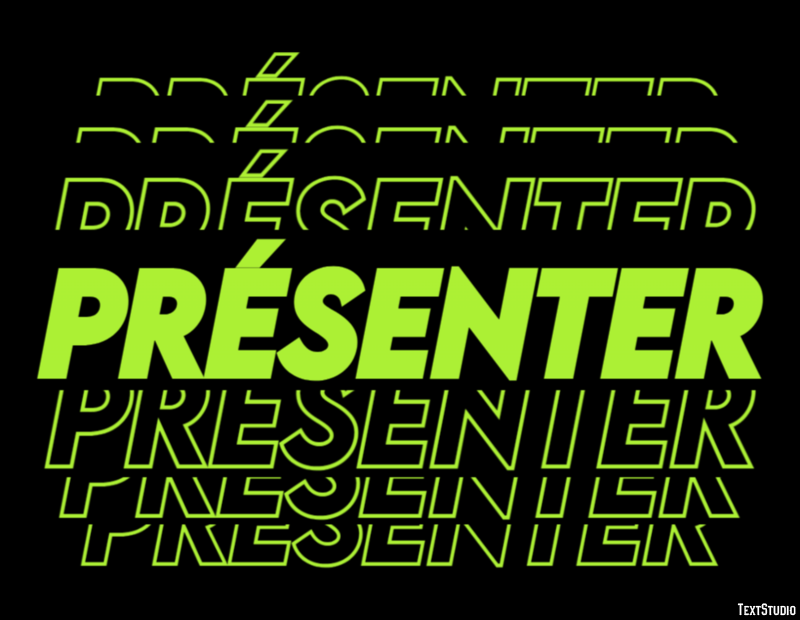 Présenter Effet de Texte