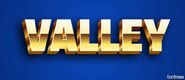 Valley Text Effect