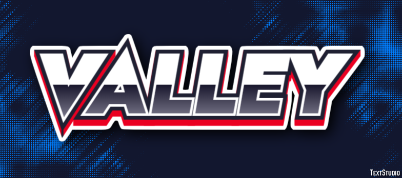 Valley Text Effect