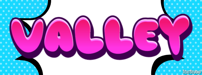 Valley Text Effect