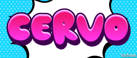 Cervo Efekt tekstowy